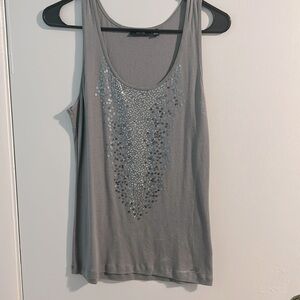 Sequin tank top